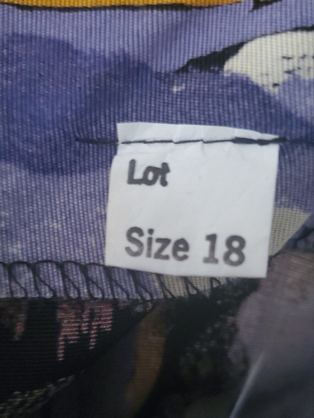 Women’s Purple Floral Dress - Size 18 - Picture 9 of 14